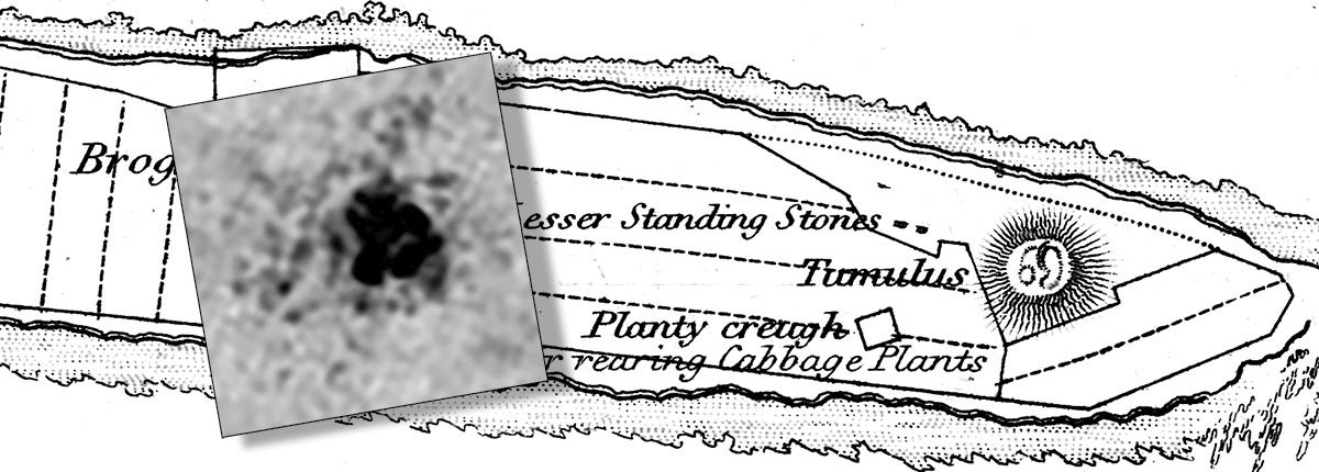 Geophysics hints at Iron Age chamber in the monumental midden mound ...