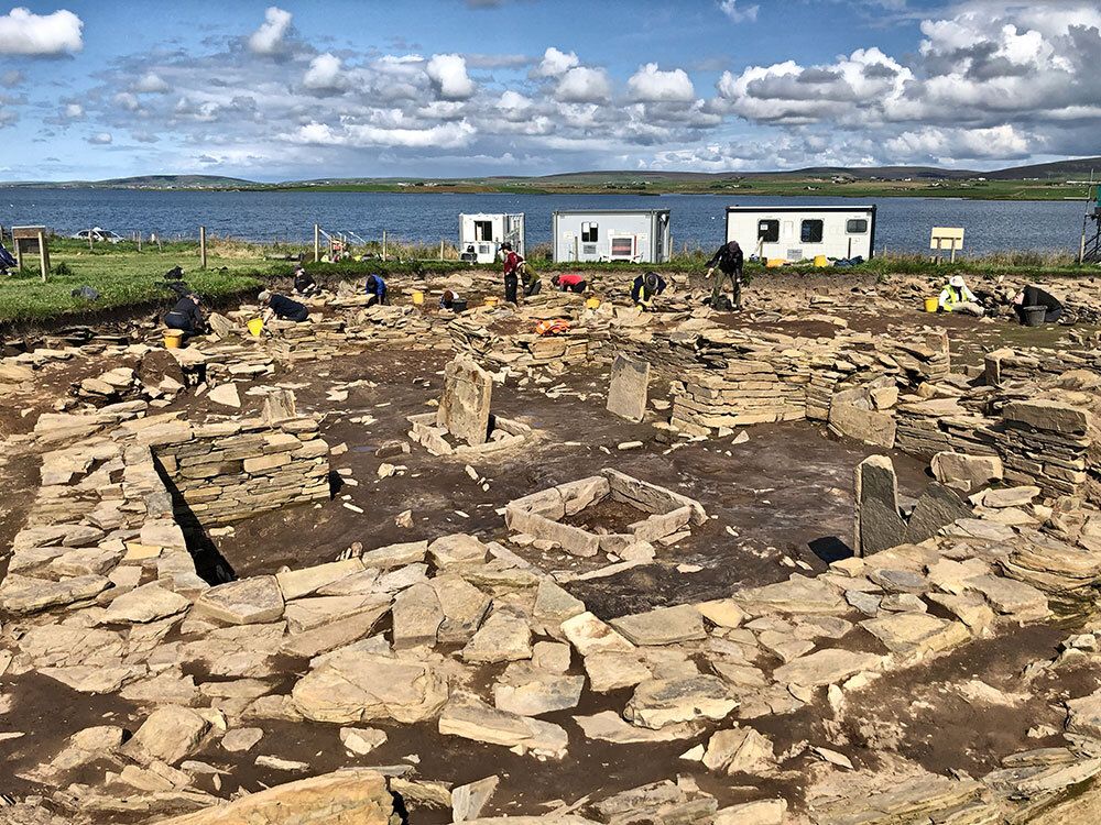 2019: Looking over Structure One on a glorious summer day.