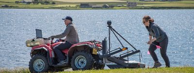 GPR in action. (📷 Sigurd Towrie)